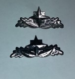 S 1 - semne de arma - metalice - serviciu de informatii - argintii