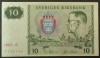 Bancnota 10 COROANE / KRONUR - SUEDIA , anul 1963 * cod 29 = A.UNC