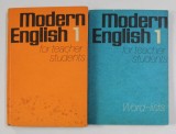 MODERN ENGLISH 1 - FOR TEACHER STUDENTS , TWO VOLUMES , 1977