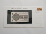 Suriname - 1 Gulden 1984 - In plic de prezentare