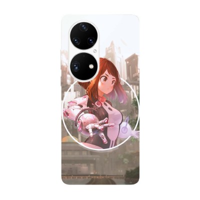 Husa compatibila cu Huawei Nova Y70 model Uraraka Ochako My hero academia, Silicon, TPU, Viceversa foto