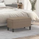 vidaXL Bancă, gri taupe, 70x35x41 cm, textil 349390