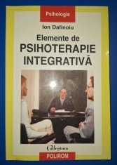 Ion Dafinoiu - Elemente de psihoterapie integrativa foto