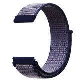 Curea material textil, compatibila cu Huawei Watch Buds, Telescoape QR, 22mm, Savoy Blue