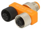 Adaptor T M12 Tată M12 Mamă x2 DeviceNet CANopen