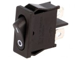 &Icirc;ntrerupător Basculant ON-OFF 10A/250V Negru