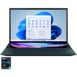 Laptop ultraportabil ASUS Zenbook Duo 14 UX482EAR cu procesor Intel&reg; Core&trade; i7-1195G7, 14, Full HD, 16GB, 1TB SSD, Intel&nbsp;Iris&nbsp;Xᵉ&nbsp;Graphics, Windows 11 P