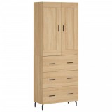 Cumpara ieftin Dulap inalt, stejar sonoma, 69,5x34x180 cm, lemn compozit