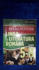 Memorator - Limba si literatura romana - clasele 5-8 foto