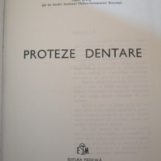 PROTEZE DENTARE * Volumul I -- Ion Rindasu -- 1987, 354 p. cu imagini in text