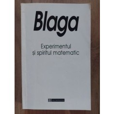 Experimentul si spiritul matematic- Blaga