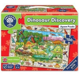 Cumpara ieftin Puzzle in limba engleza Lumea dinozaurilor (150 piese) DINOSAUR DISCOVERY, orchard toys