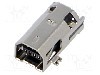 Conector USB B mini, versiune {{Versiune}}, orizontala, ECE - ESB34100000ZT