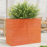 VidaXL Jardinieră grădină, maro ceruit, 90x40x68,5 cm, lemn masiv pin