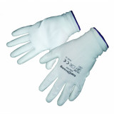TOPSTRONG Manusi poliuretan de culoare alba, marimea 10