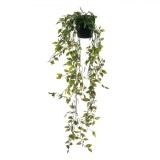 Ghiveci Decorativ, Plantă Artificială Suspendabilă, &Icirc;nălțime 65cm, Plastic, Verde, Oem