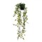 Ghiveci Decorativ, Plantă Artificială Suspendabilă, &Icirc;nălțime 65cm, Plastic, Verde