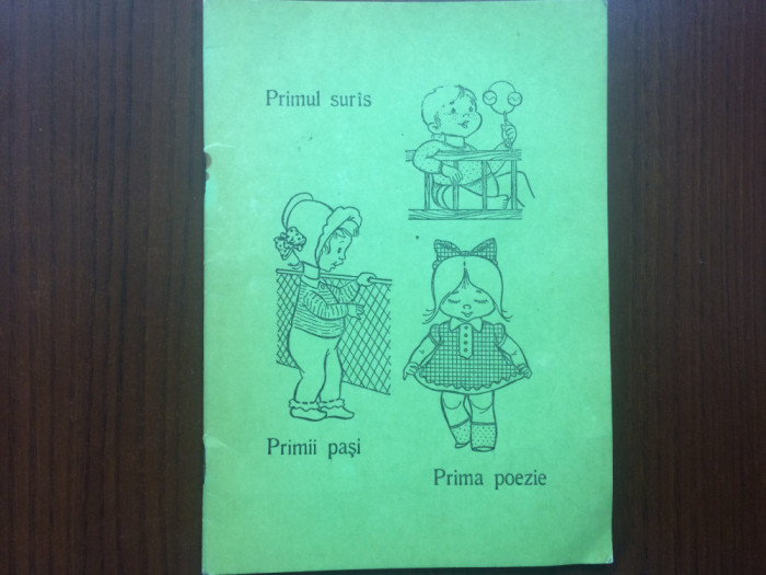 caiet de puericultura MINISTERUL sanatatii INSTITUTUL IGIENA SANATATE 1983 RSR