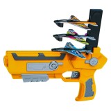 Jucarie pistol lansator cu 4 avioane