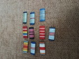 Vand lot 10 barete medalii ROMANESTI, stare foarte buna !!