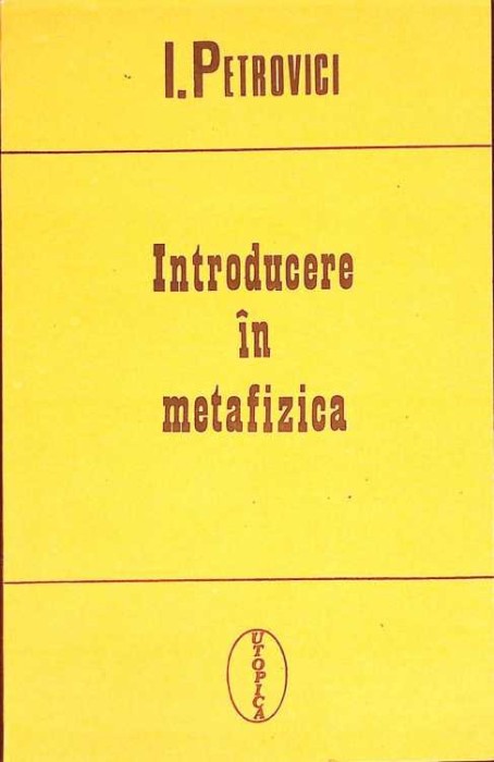INTRODUCERE IN METAFIZICA-ION PETROVICI-255858