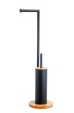 Cumpara ieftin Suport hartie igienica cu perie toaleta 19 x 74 cm