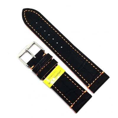Curea de ceas rezistenta la apa Negru cu Portocaliu Morellato - 20mm / 22mm / 24mm - A01X4910B44886CR foto
