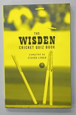THE WISDEN CRICKET QUIZ BOOK , compiled by STEVEN LYNCH , 2004 foto