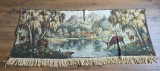 CARPETA VINTAGE DIN BUMBAC CU MODEL VANATORESC