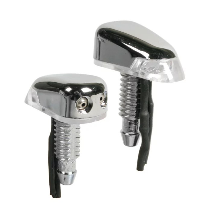 Diuze spalator parbriz Spray-Lite cu LED 12V - Alb Garage AutoRide