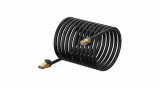 Cablu de rețea Baseus Ethernet RJ45, 10Gbps, 30m (negru)