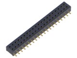 Conector şiruri pini mamă 40 PIN 1,27mm aurit SMT SOCLU SAMTEC