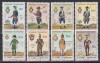 Sao Tome si Principe 1965 - Uniforme militare (Timbrele au pe verso vopseaua străpunsă, doar valoarea 1.00$ are pete ruginii), MNH, Nestampilat