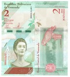 Venezuela 2 Bolivares 2018 P-101a UNC Bancnota Straina America