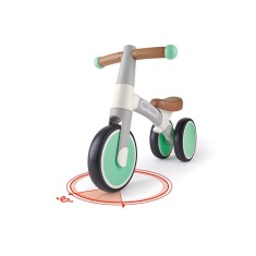 Bicicleta de echilibru Hape verde deschis