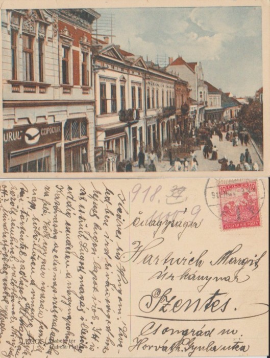 Lugoj 1918 - Piata Izabela Lugoj 1918 - Piata Izabela