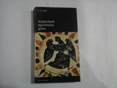 DIALECTICA SPIRITULUI GREC - E. R. DODDS