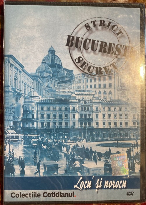 BUCURESTI STRICT SECRET,DVD 5:,,LOCU&#039; si norocu&quot;/ CA SI NOU/FOARTE PUTIN RULAT