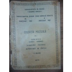 Educatia muzicala in clasa a 2 a - P. Delion