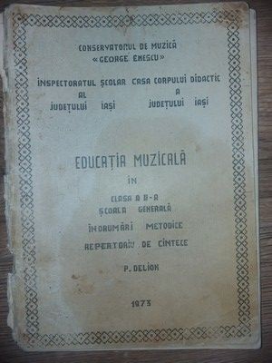 Educatia muzicala in clasa a 2 a - P. Delion