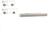 Prag Mercedes Vito , Viano (W639) 01.2003-2014 partea Stanga , sub usa fata , 1095 mm, prag din metal
