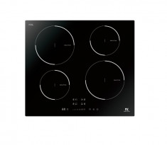 Plita incorporabila Master Kitchen MKHI 604 BK inductie 4 zone de gatire 60cm Sticla neagra foto