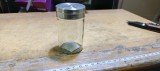 Reciplient pt. condimente sticla si inox 4.5 X 8 cm 8422175153422