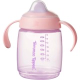 Tommee Tippee Trainer Spout cană pentru antrenament 6m+ Pink 240 ml