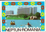 HST A131 Etichetă stațiunea Neptun Rom&acirc;nia comunistă