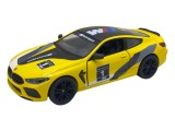 Macheta metal BMW M8 competition coupe galben, Kinsmart 1/38