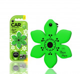 Odorizant auto pentru oglinda AROMA FLOWER POWER Fancy Green AutoDrive ProParts, Amio