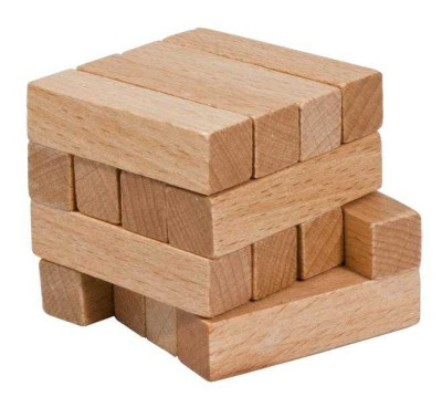 Joc logic IQ din lemn Square sticks foto