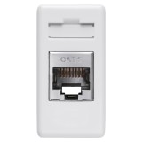 Priză internet Gewiss System GW20686 RJ45 FTP Cat 6 modulară albă