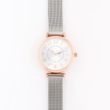 Ceas modern bicolor cu design minimalist